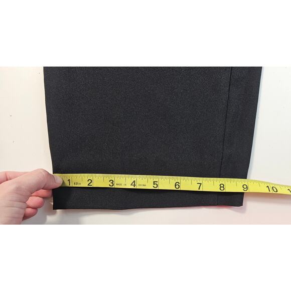 Allison daley sz 16 black pull on pants with pockets wide leg EUC casual career+ - Picture 9 of 9